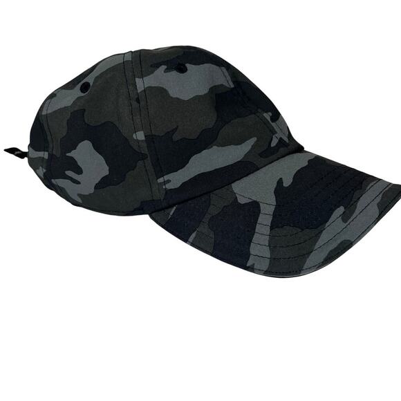 Athleta Camo Baseball Cap O/S Adjustable Stripe EUC - Picture 1 of 6